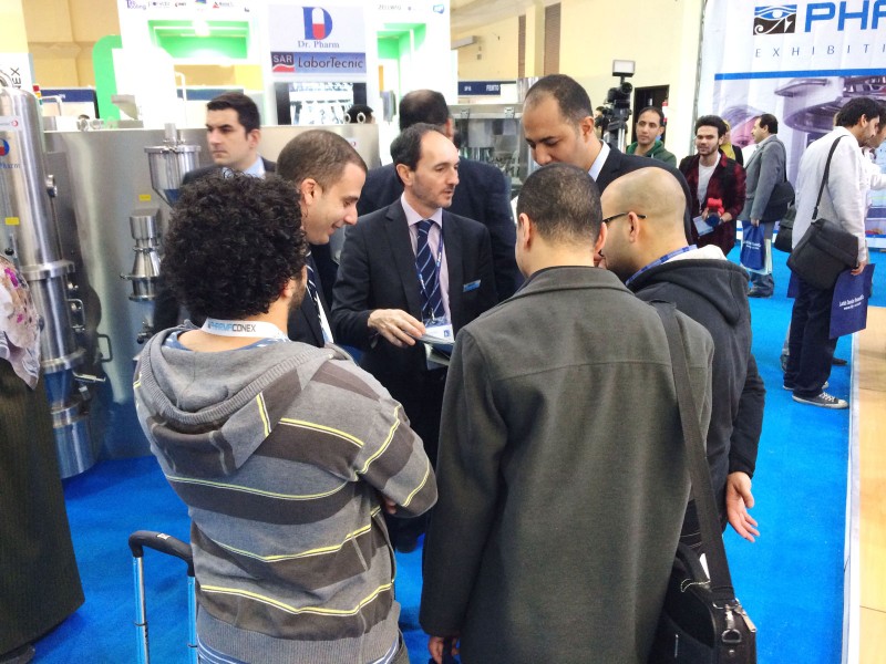 The area manager, Hector Daussà, at Pharmaconex
