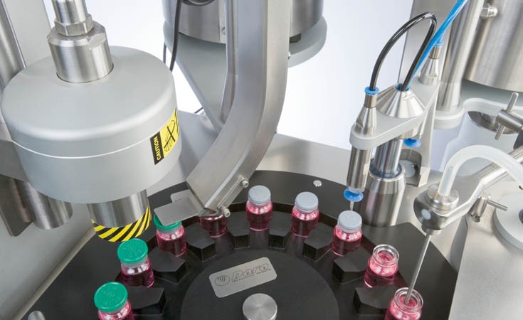 Dara Pharma machines for filling and closing of injectable and freeze-dried vials