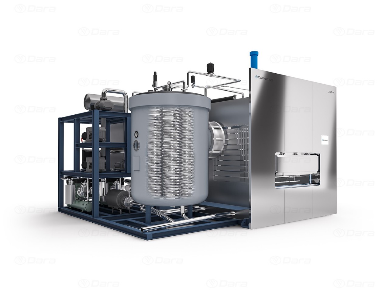 大規模生産向けの GMP 凍結乾燥機