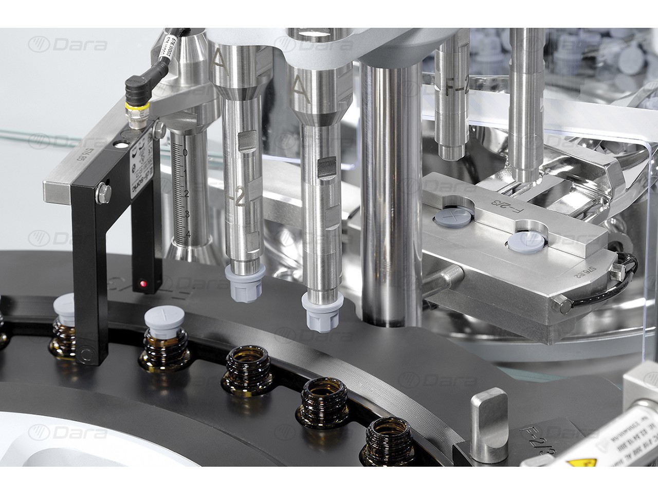 Máquina rotativa pharma viales liofilizados