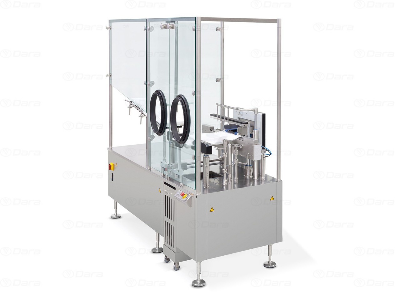 Automatic debagging for vials, syringes and RTU cartridges