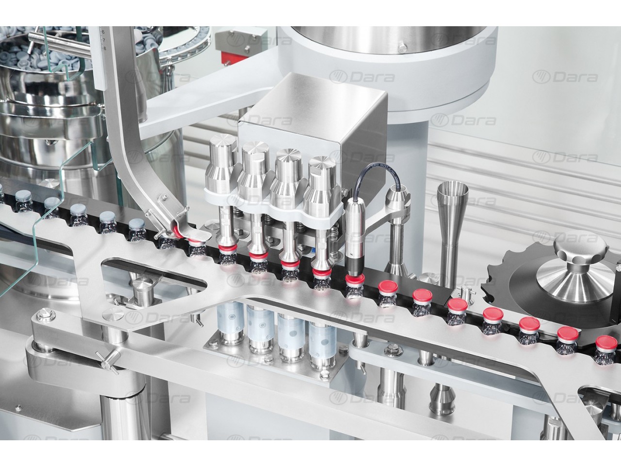 High-speed filling and closing  machines for vials
