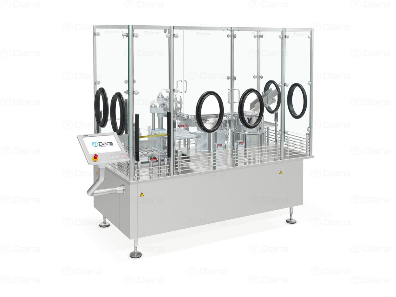 Filling and closing machines for vials in nest and PLASCAP® caps