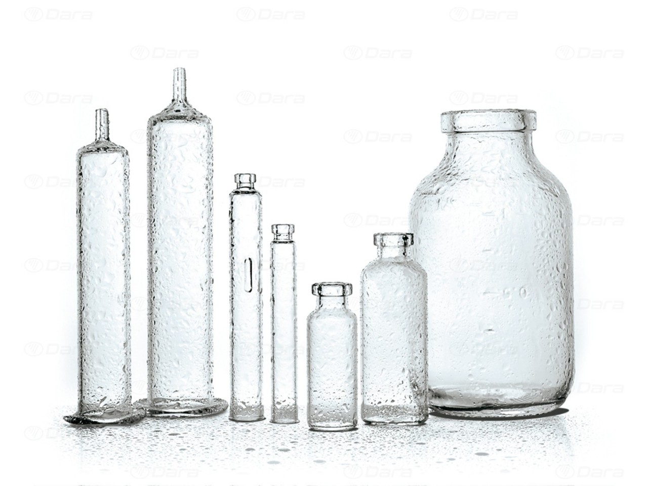 Linear washers for vials and bottles